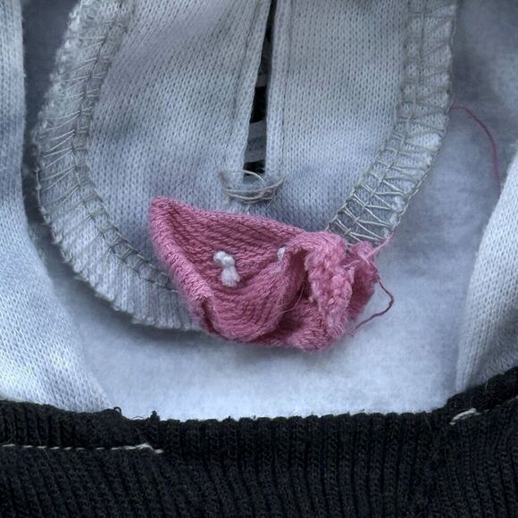 Frisco Woof Dog Hoodie Sweatshirt Blue Sz L - Picture 11 of 12